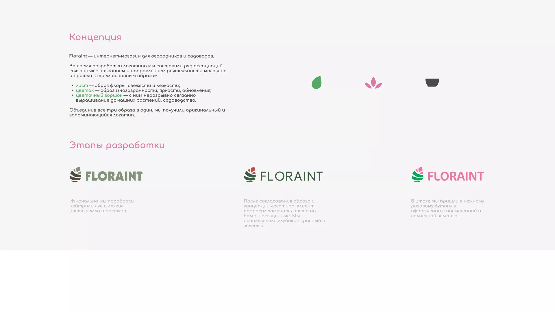 Создание логотипа и интернет-магазина «FLORAINT» в Нестерове