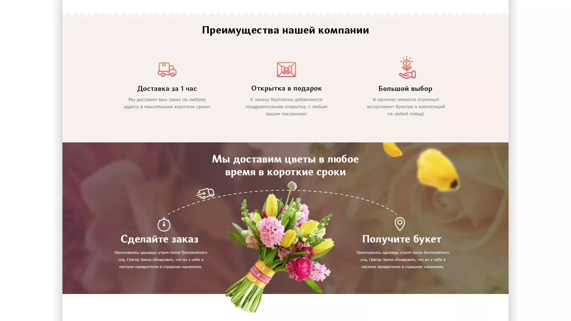Создание интернет-магазина «Букет-онлайн» по цветам в Нестерове